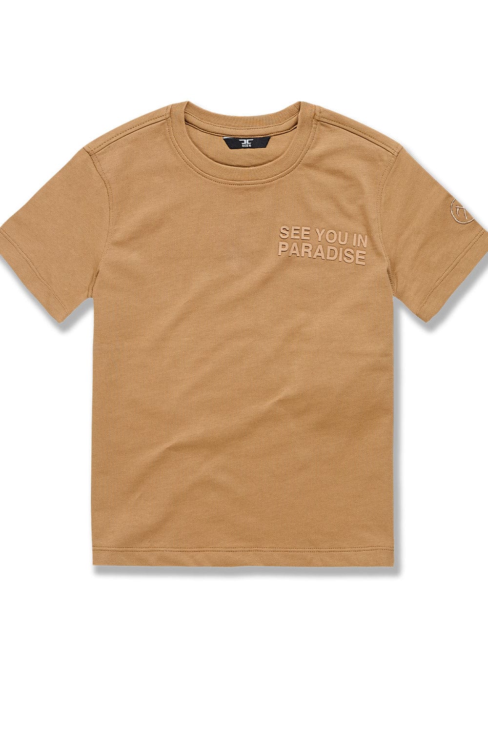 JC Kids Kids Paradise Tonal T-Shirt (Mocha) 2 / Mocha