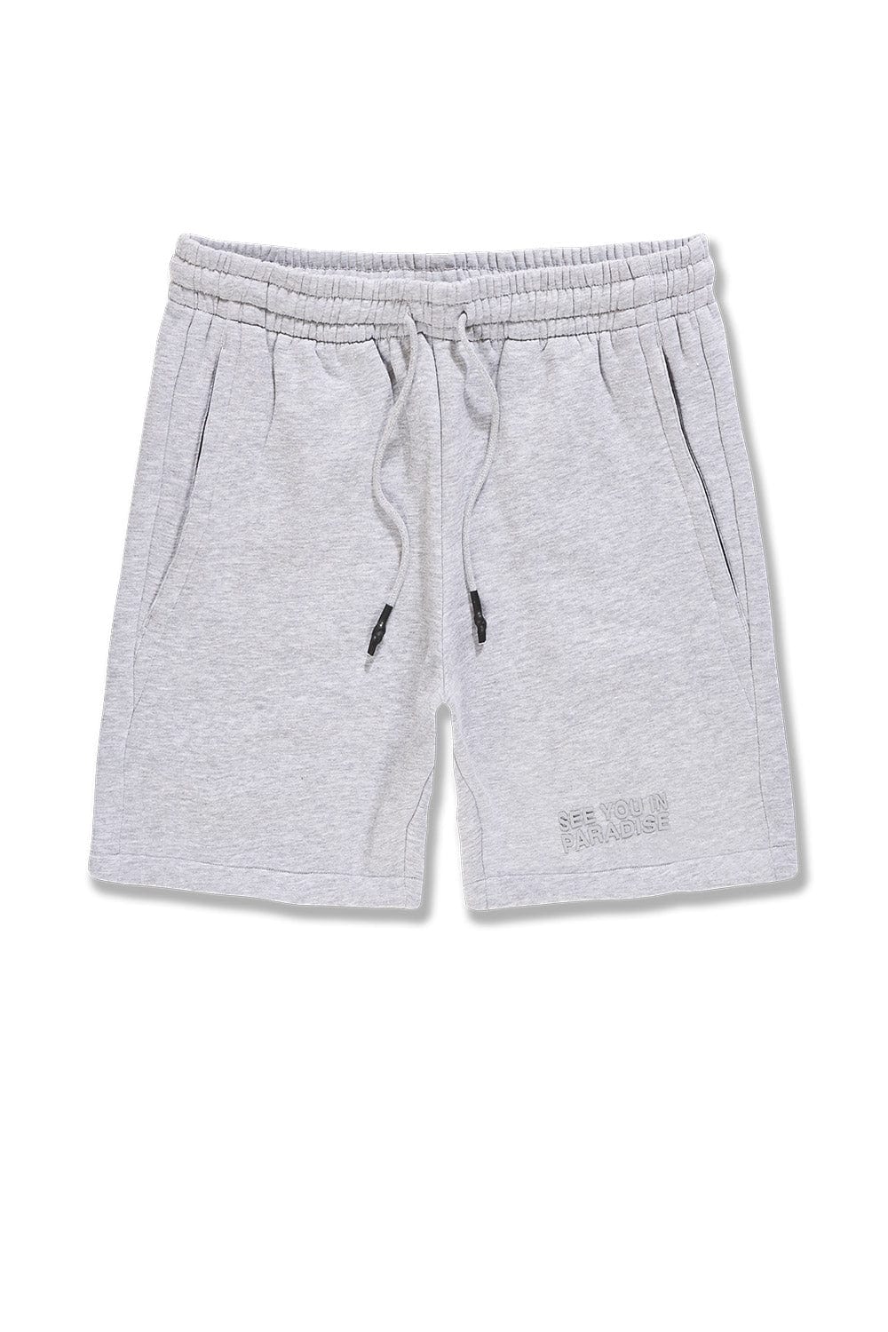 JC Big Men Big Men's Retro Paradise Tonal Shorts (Heather Grey)