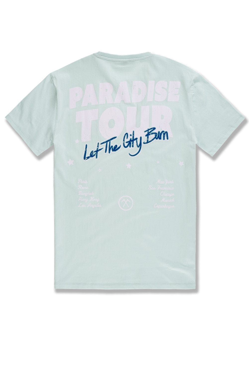 JC Big Men Big Men's Paradise Tour T-Shirt (Powder Blue)