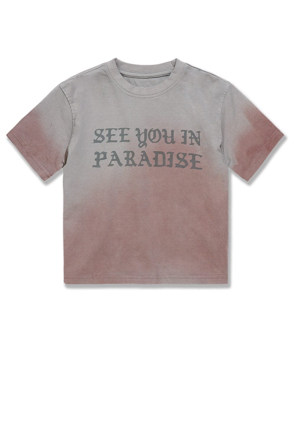 JC Kids Kids SYIP Cropped T-Shirt Cement Wash / 2