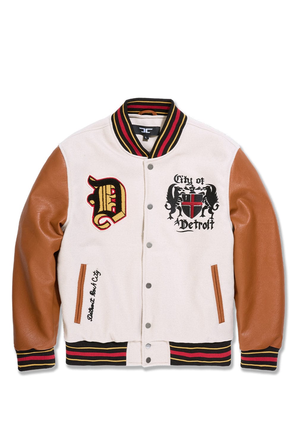 Jordan Craig The Renaissance City Varsity Jacket (Cream)
