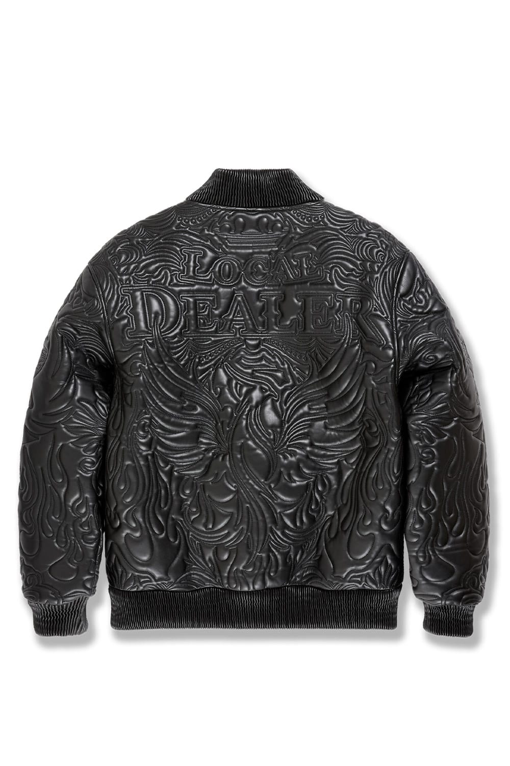 Jordan Craig Harlem World Bomber Jacket (Black)