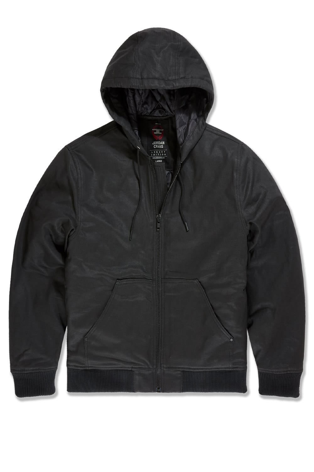 Jordan Craig OG Midnight Zip Up Bomber Jacket (Black)
