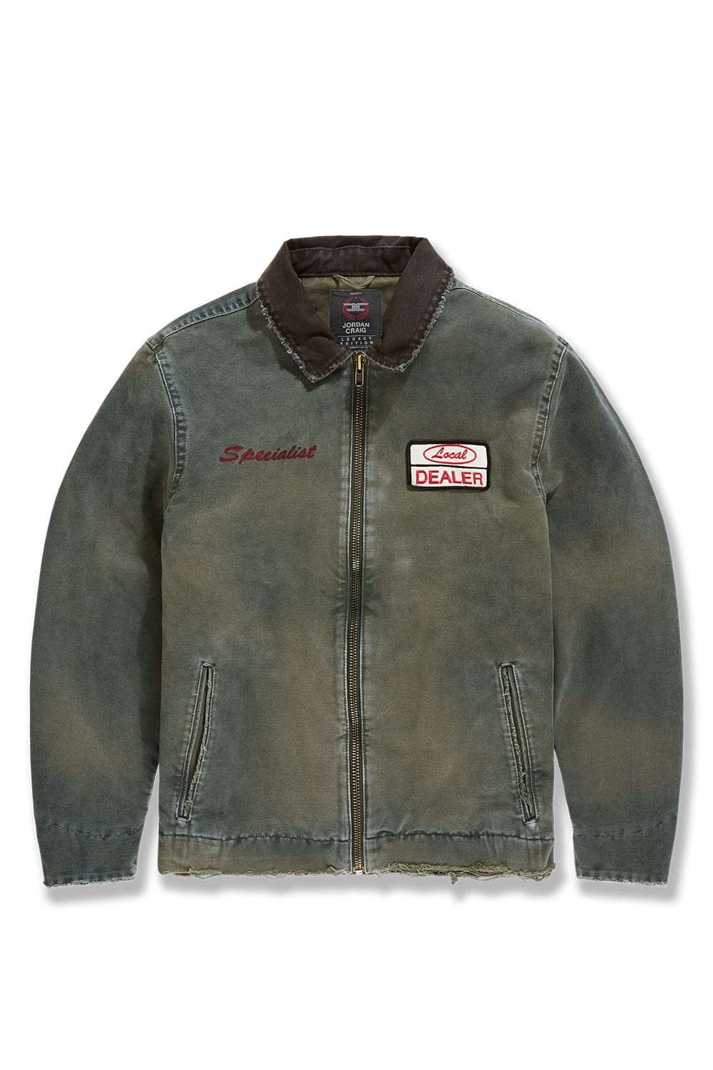 Local Dealer Zip Up Work Jacket (Green)
