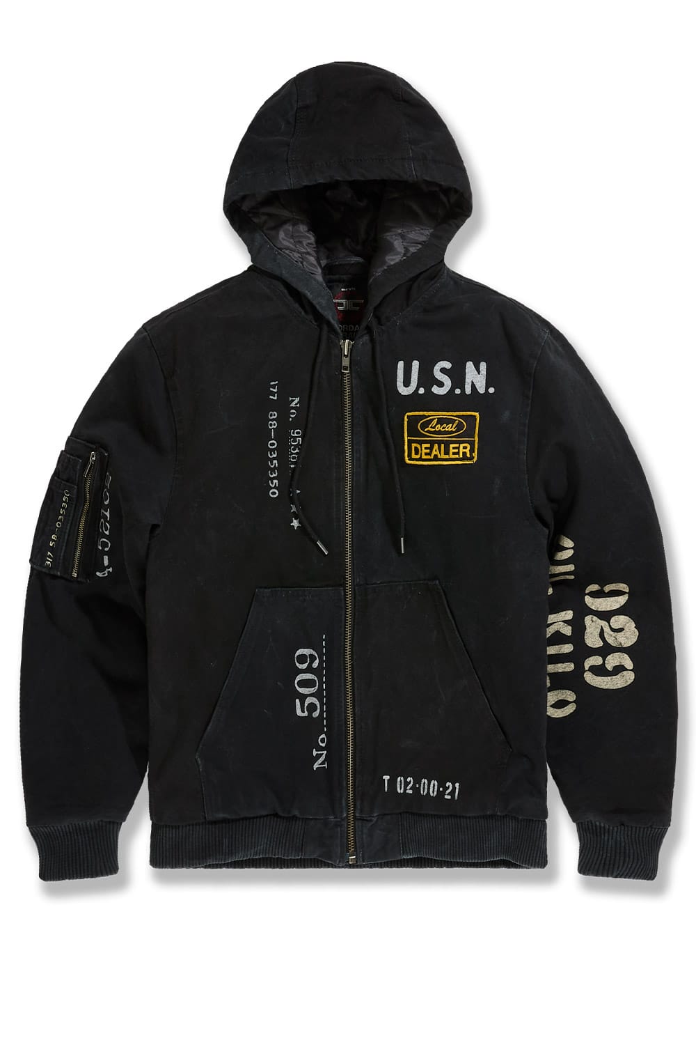 Jordan Craig Pelham Bay Hooded Work Jacket Vintage Black / S