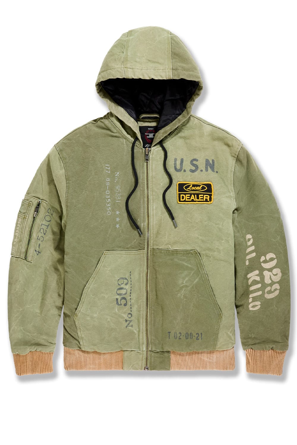 Jordan Craig Pelham Bay Hooded Work Jacket Olive / S