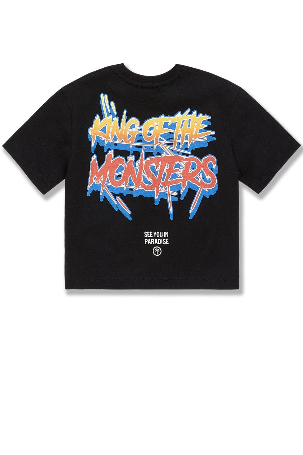JC Kids Kids Sea Monster Cropped Boxy T-Shirt
