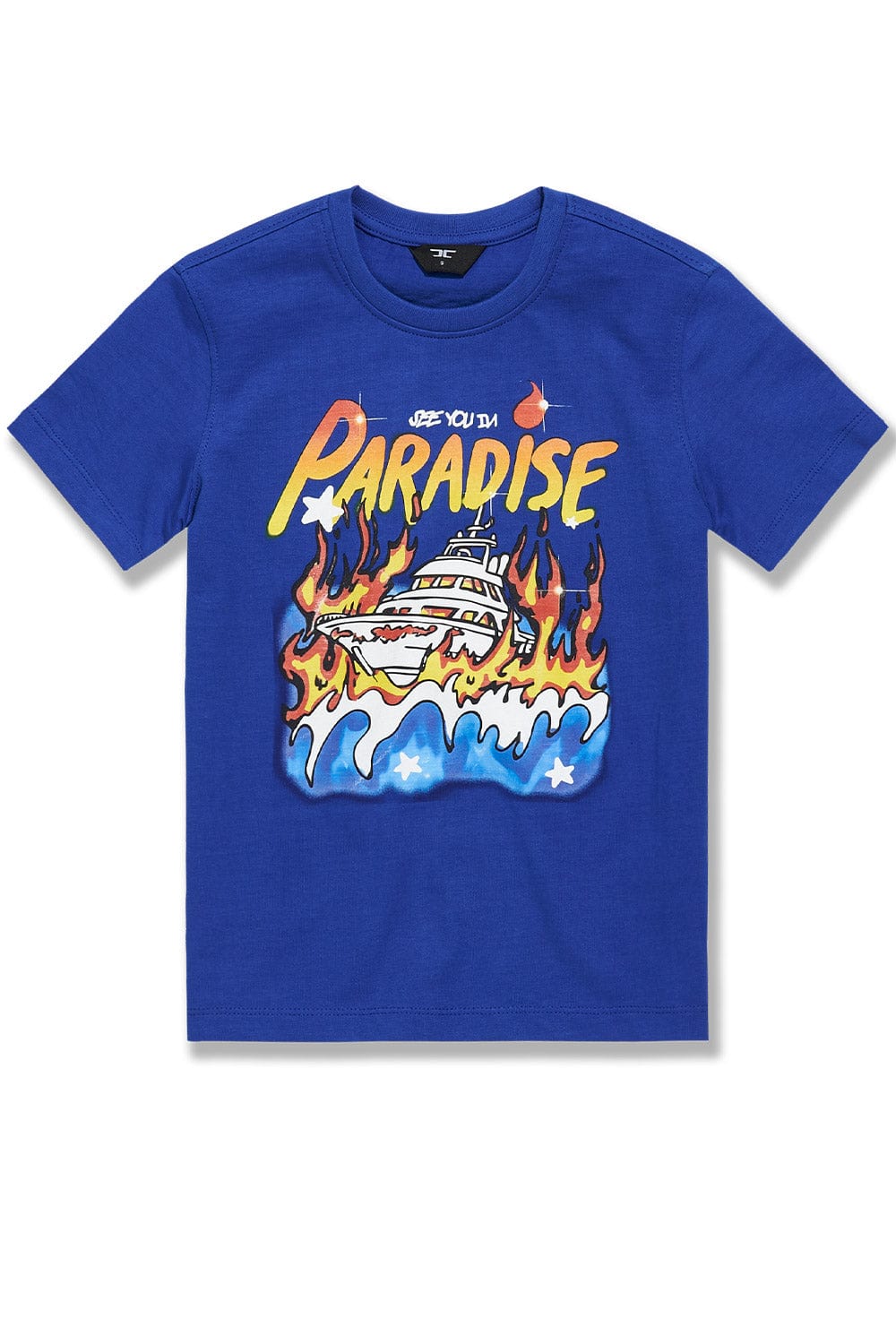 JC Kids Kids Burn The Boats T-Shirt Royal / 2