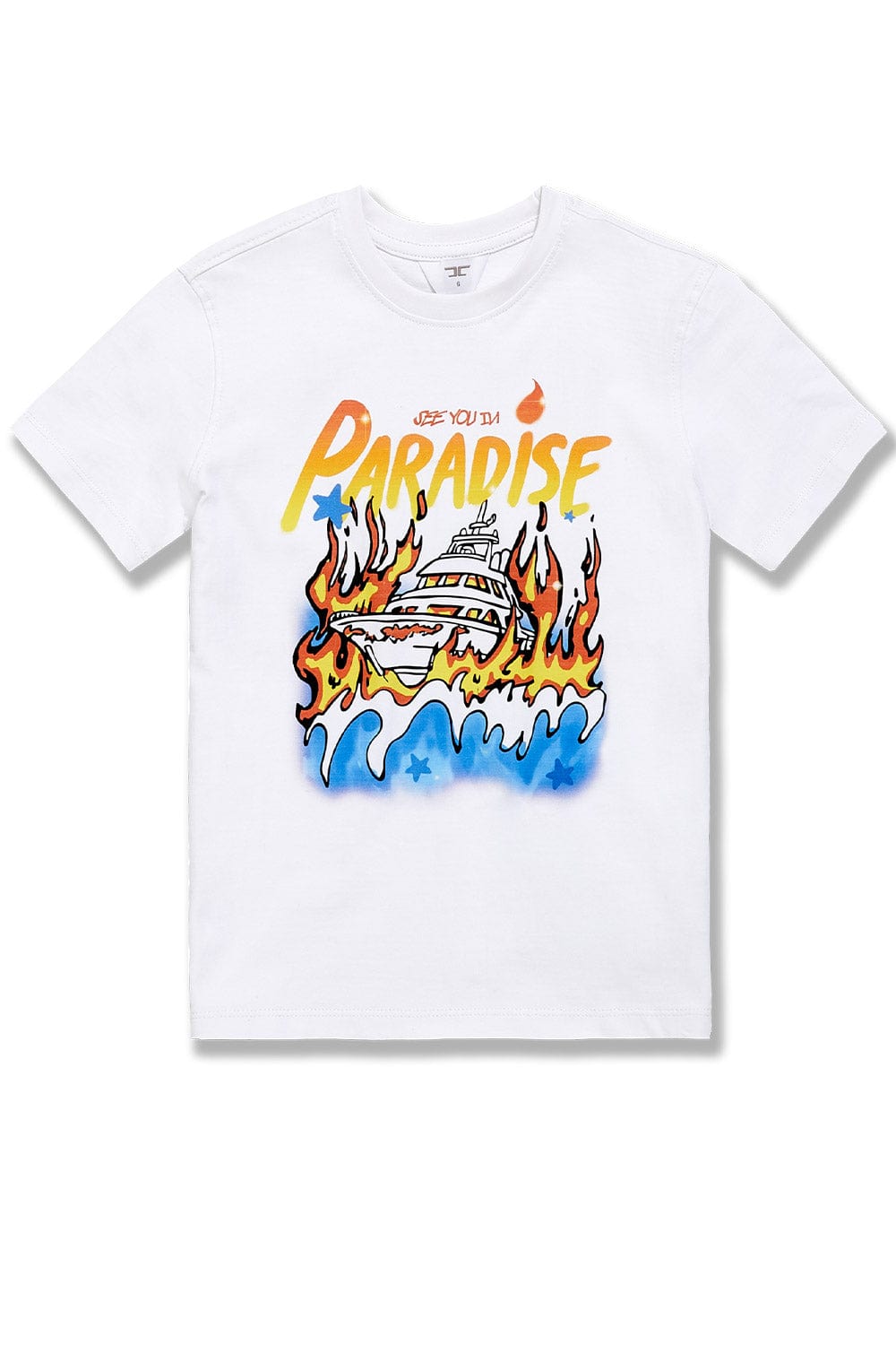 JC Kids Kids Burn The Boats T-Shirt White / 2