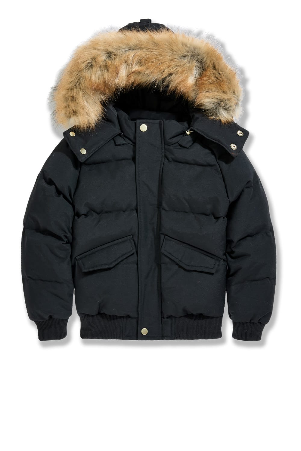 JC Kids Kids Atlantic Ave Bomber Jacket (Black) 2 / Black