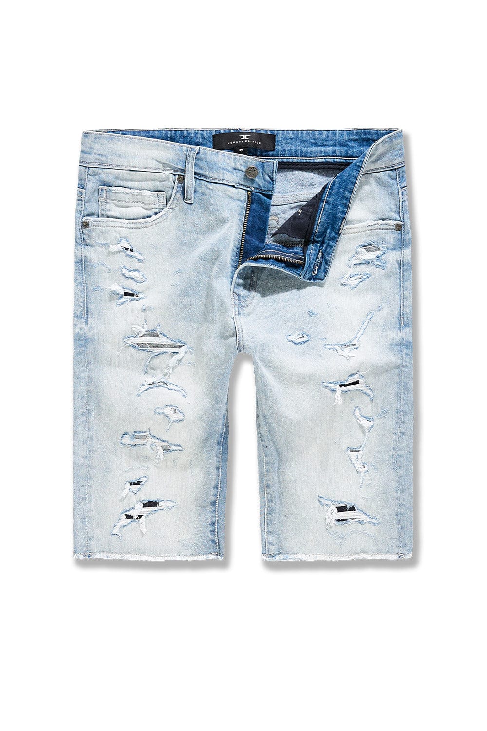 JC Big Men Big Men's Arlington Denim Shorts Sky Blue / 46