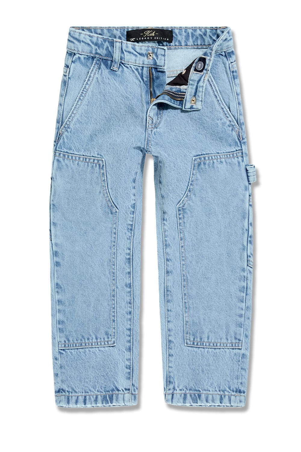 JC Kids Kids Wide Leg Craftsman Denim (Ice Blue) Ice Blue / 2