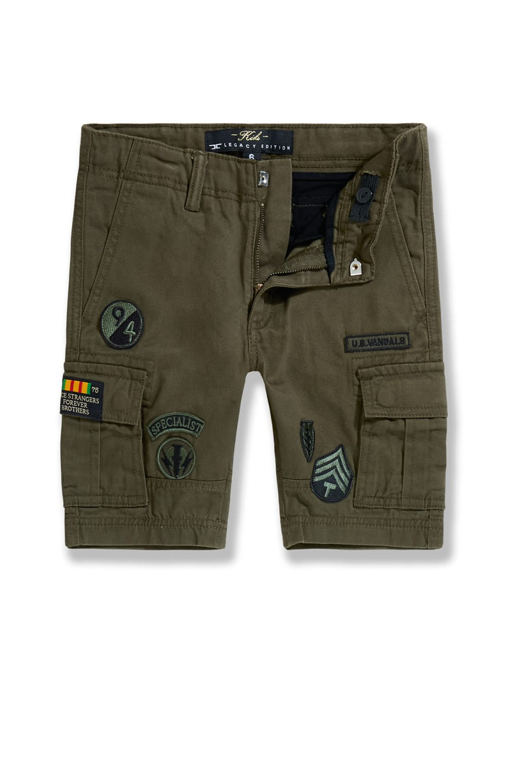 JC Kids Kids Prestige Cargo Shorts Army Green / 2
