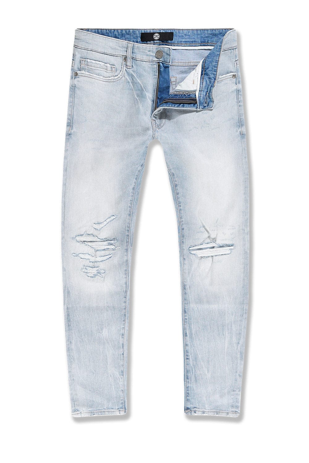 JC Big Men Big Men's Collins Attitude Denim (Iced White) Iced White / 46 / 32