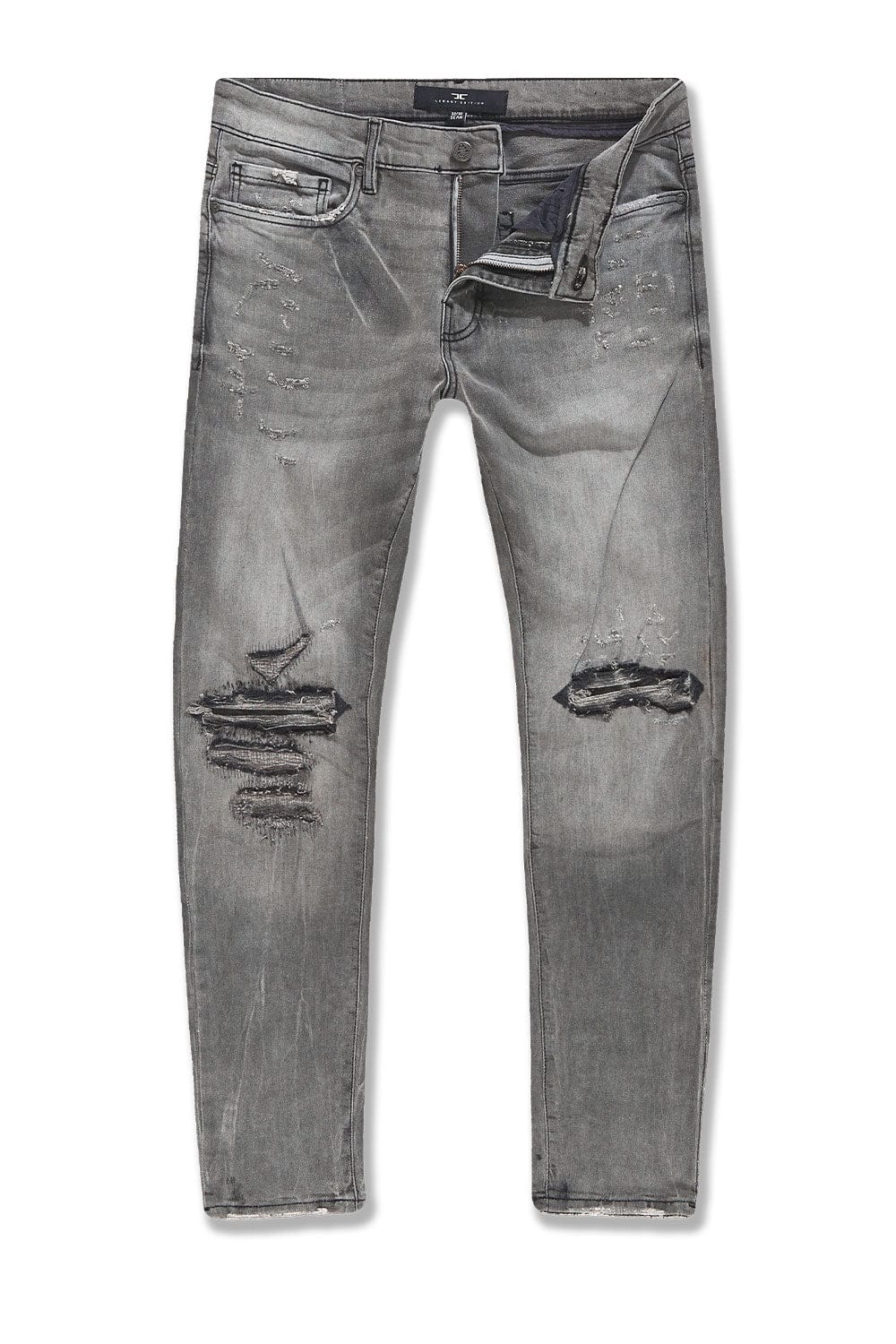 JC Big Men Big Men's Collins Attitude Denim (Smoked Grey) Smoked Grey / 46 / 32