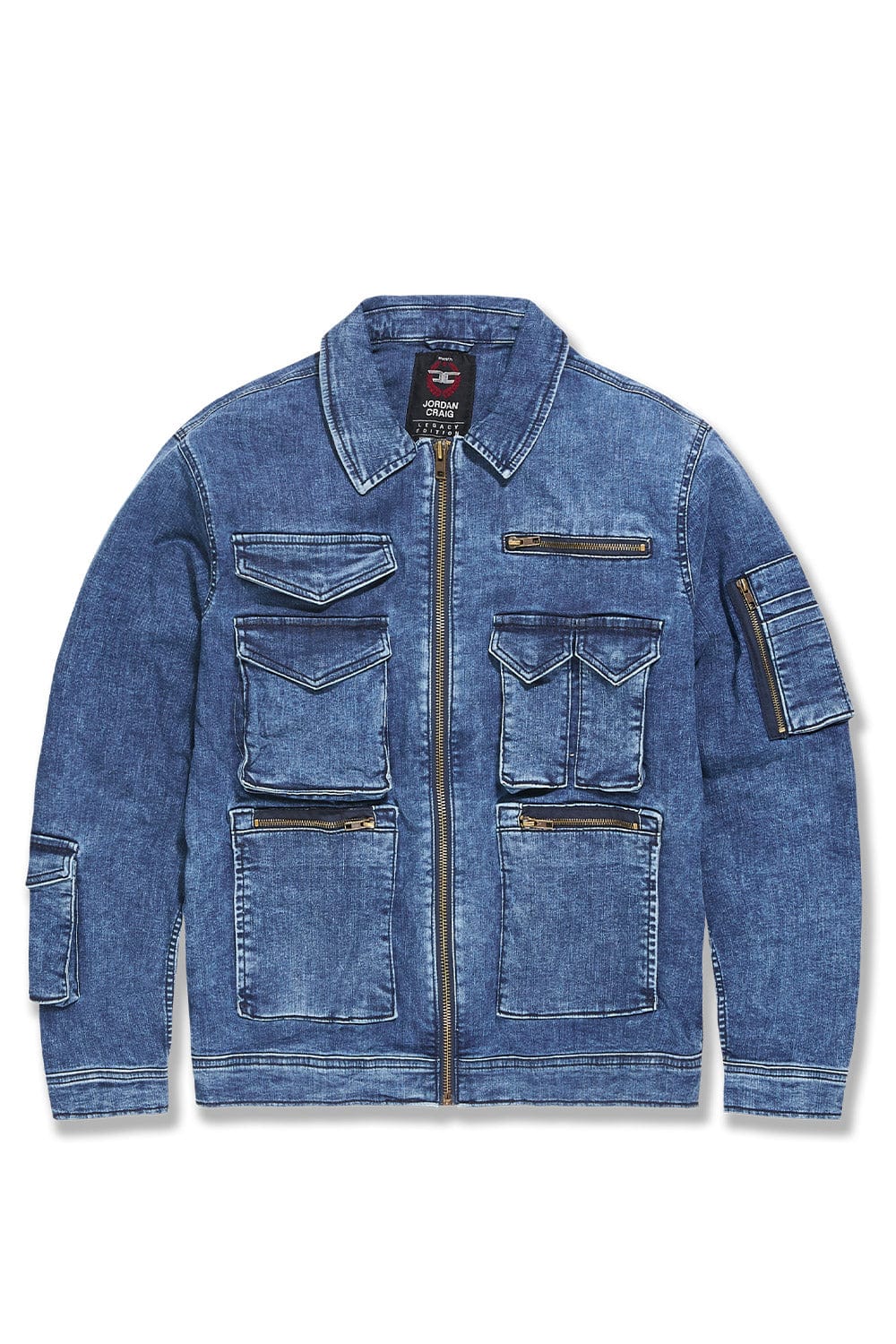Jordan Craig Legion Denim Trucker Jacket (Dark Indigo) S / Dark Indigo