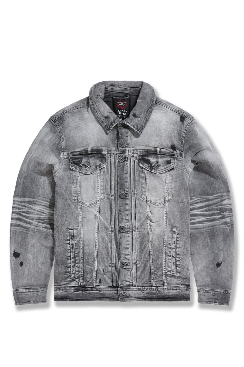 Jordan Craig Foundry Denim Trucker Jacket Smoked Grey / S