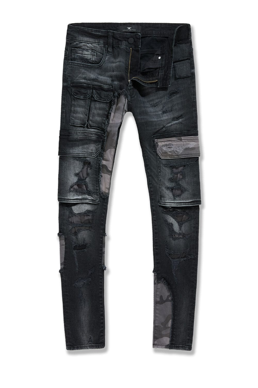 Jordan Craig Slim Taper Fit - Devotion Denim (Black Shadow) - Sean Collection