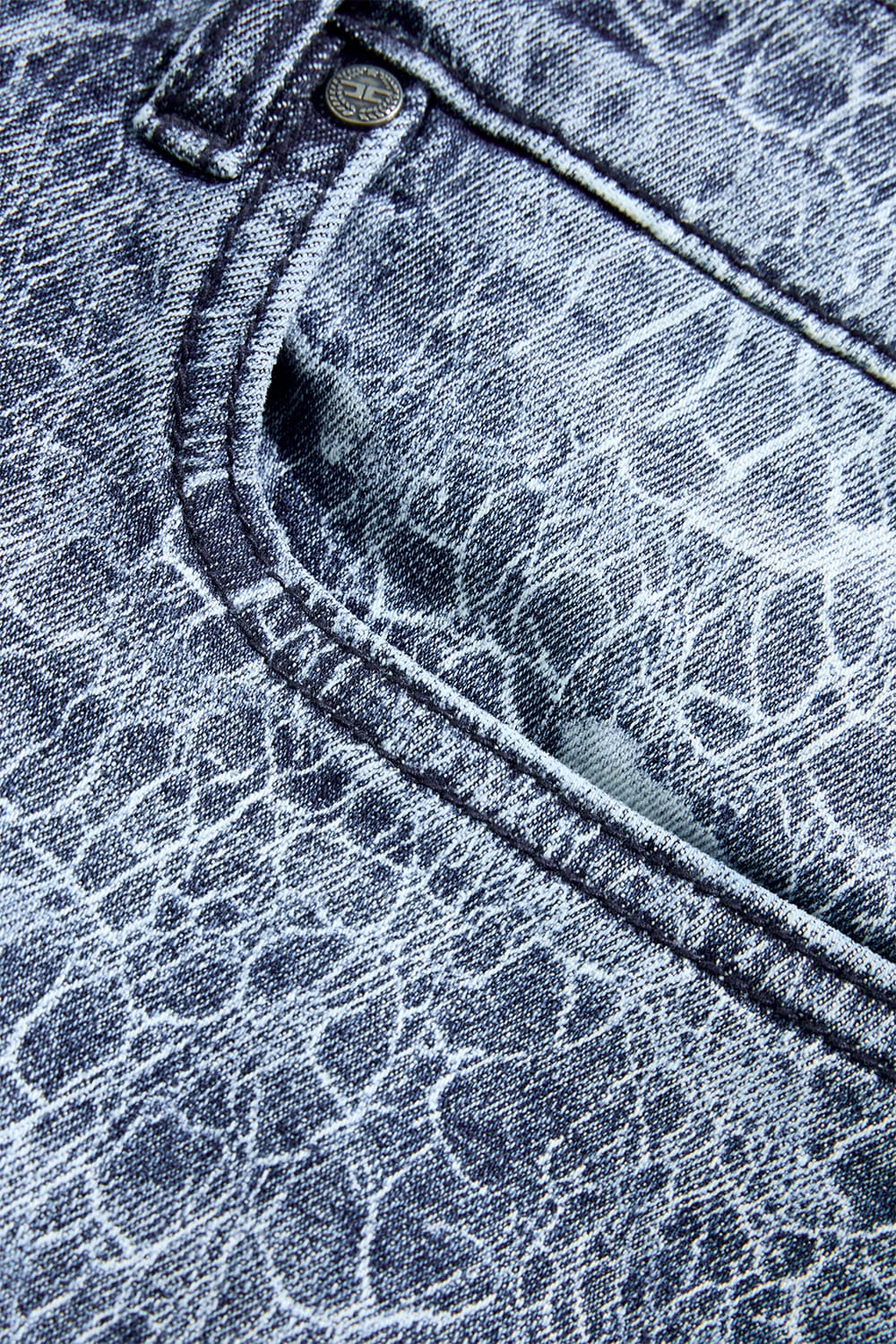 Jordan Craig Slim Taper Fit - Cracked Denim (Ice Blue) - Sean Denim