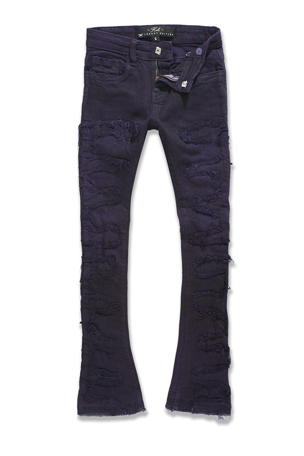 JC Kids Kids Stacked Oasis Denim (Purple) 2 / Purple
