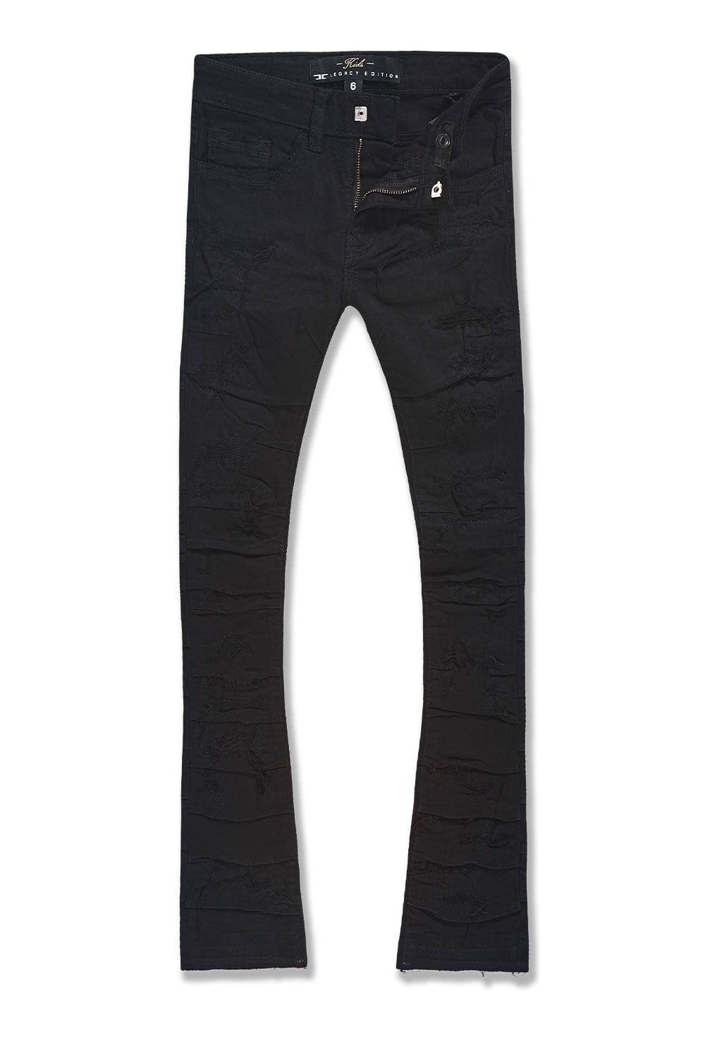 JC Kids Kids Stacked Ripple Effect Denim Jet Black / 2