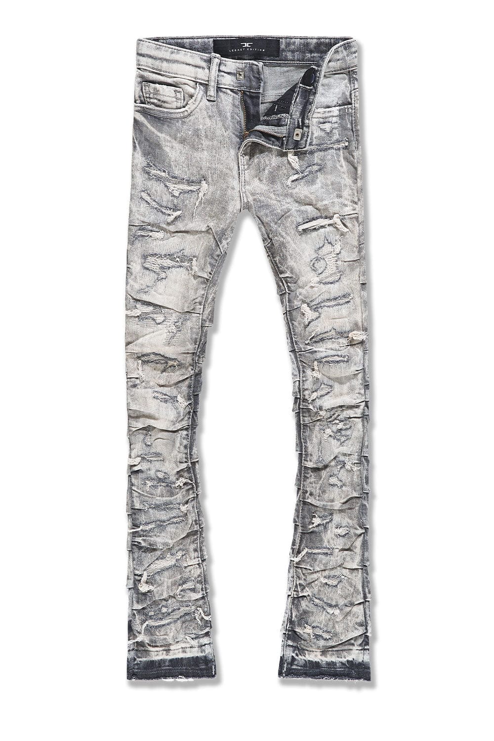 JC Kids Kids Stacked Ripple Effect Denim Bone White / 2