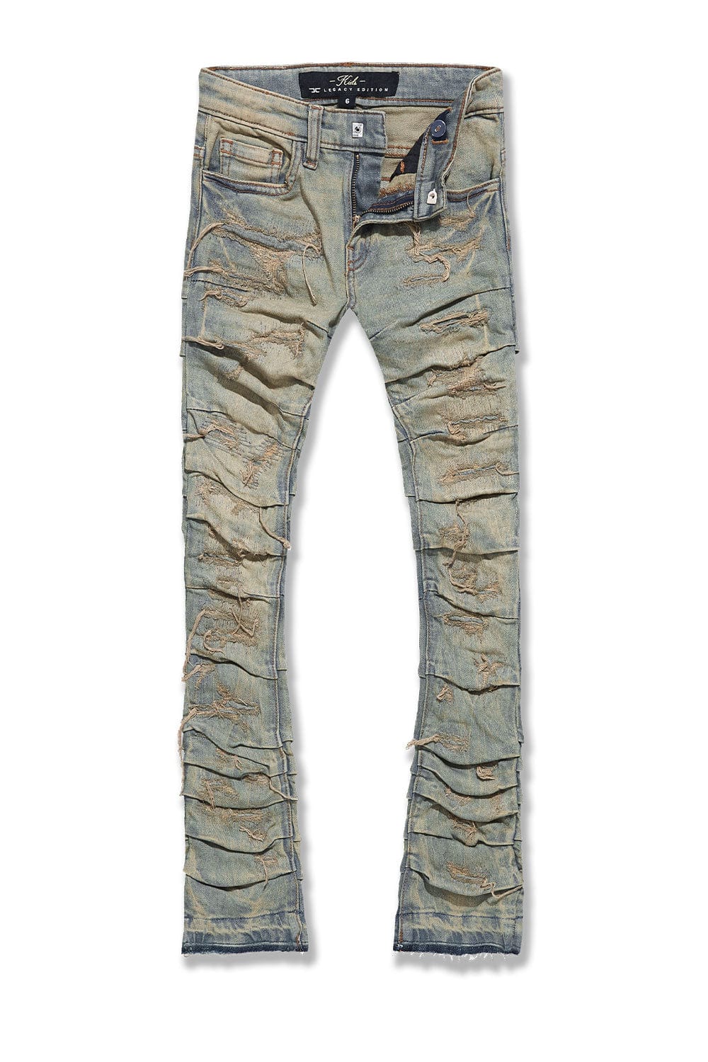JC Kids Kids Stacked Ripple Effect Denim (Sunrise) 2 / Sunrise