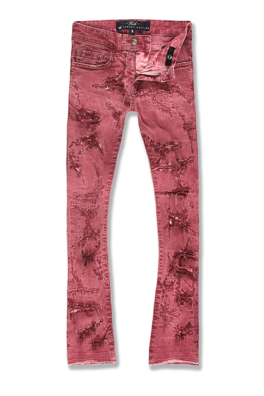 JC Kids Kids Stacked Santorini Denim (Dusty Rose) 2 / Dusty Rose