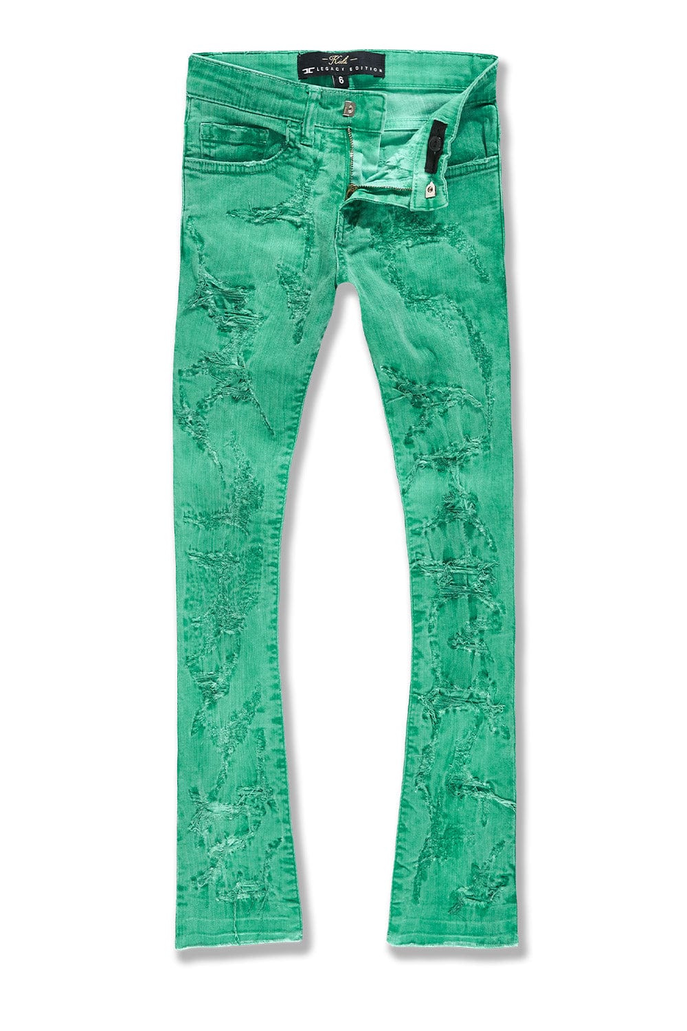 JC Kids Kids Stacked Santorini Denim (Mint) 2 / Mint