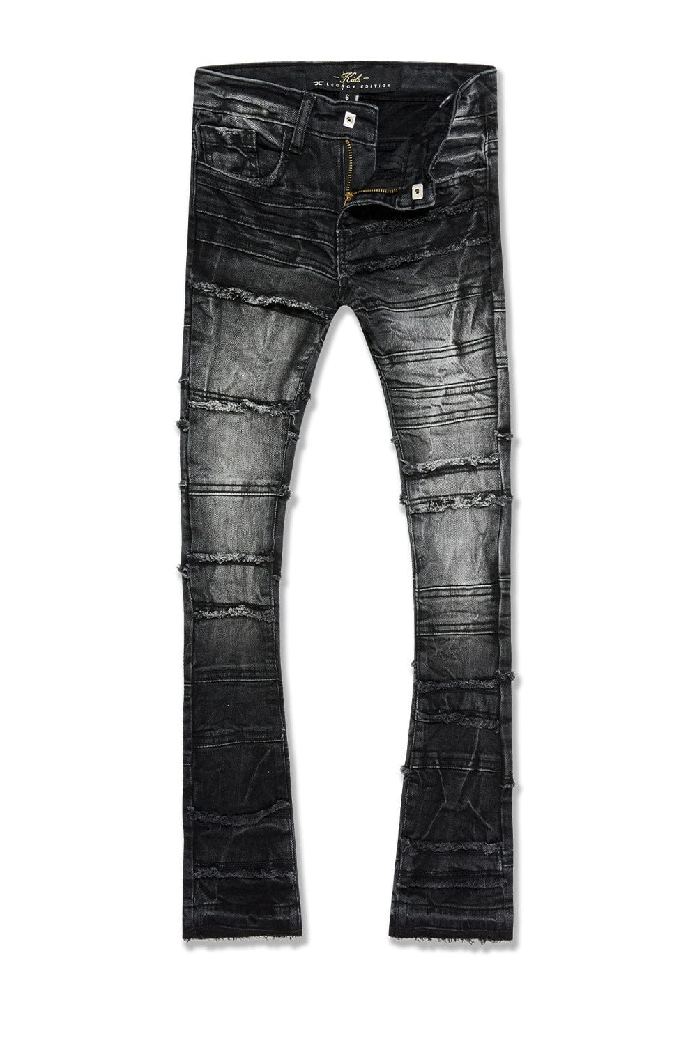 JC Kids Kids Stacked Jason Denim (Industrial Black) 2 / Industrial Black