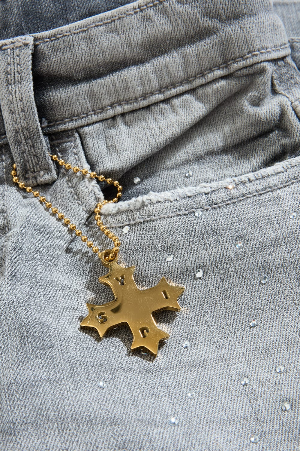 JC Kids Kids Super Skinny Stacked Starry Night Denim