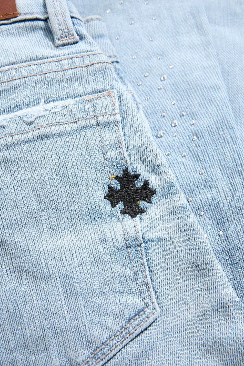 JC Kids Kids Super Skinny Stacked Starry Night Denim