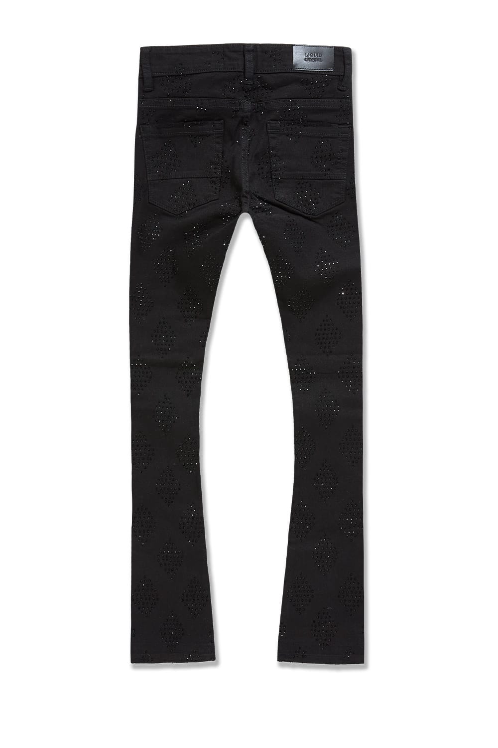 JC Kids Kids Liquid Diamonds Stacked Twill Pants