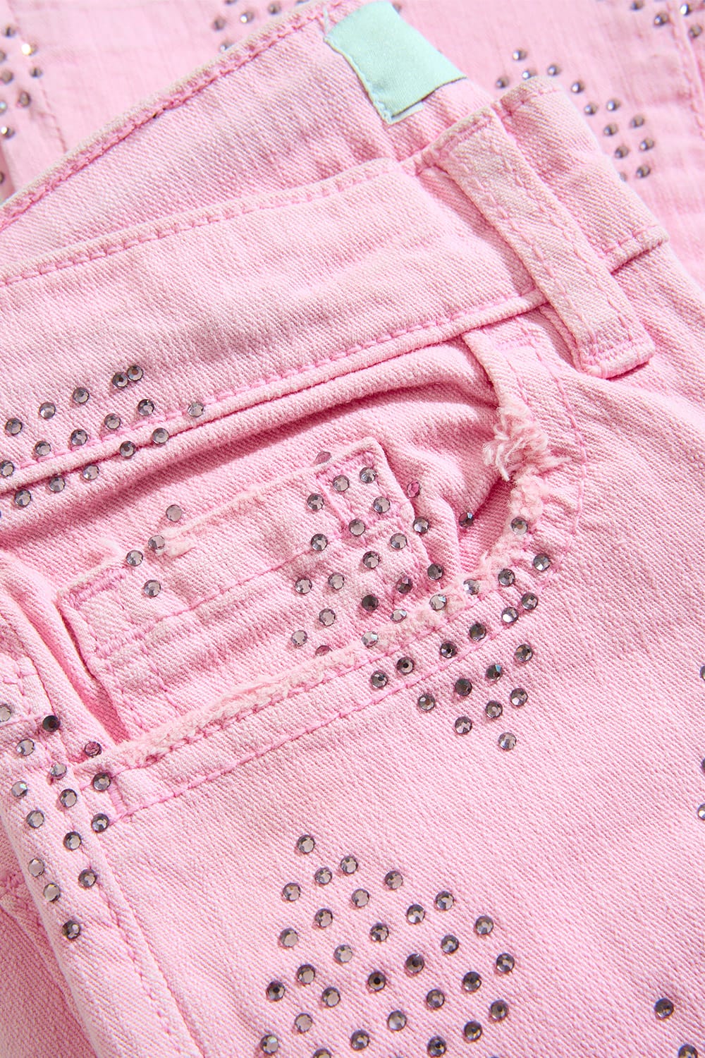JC Kids Kids Liquid Diamonds Stacked Twill Pants