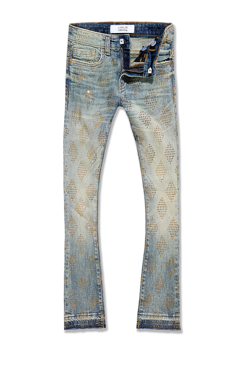 JC Kids Kids Liquid Diamonds Stacked Denim Desert / 2