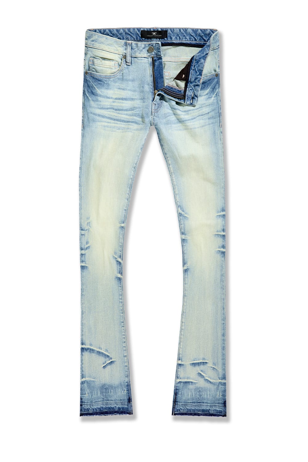 Jordan Craig Super Skinny Stacked - El Nino Denim - Martin Stacked Collection Iced Lager / 30