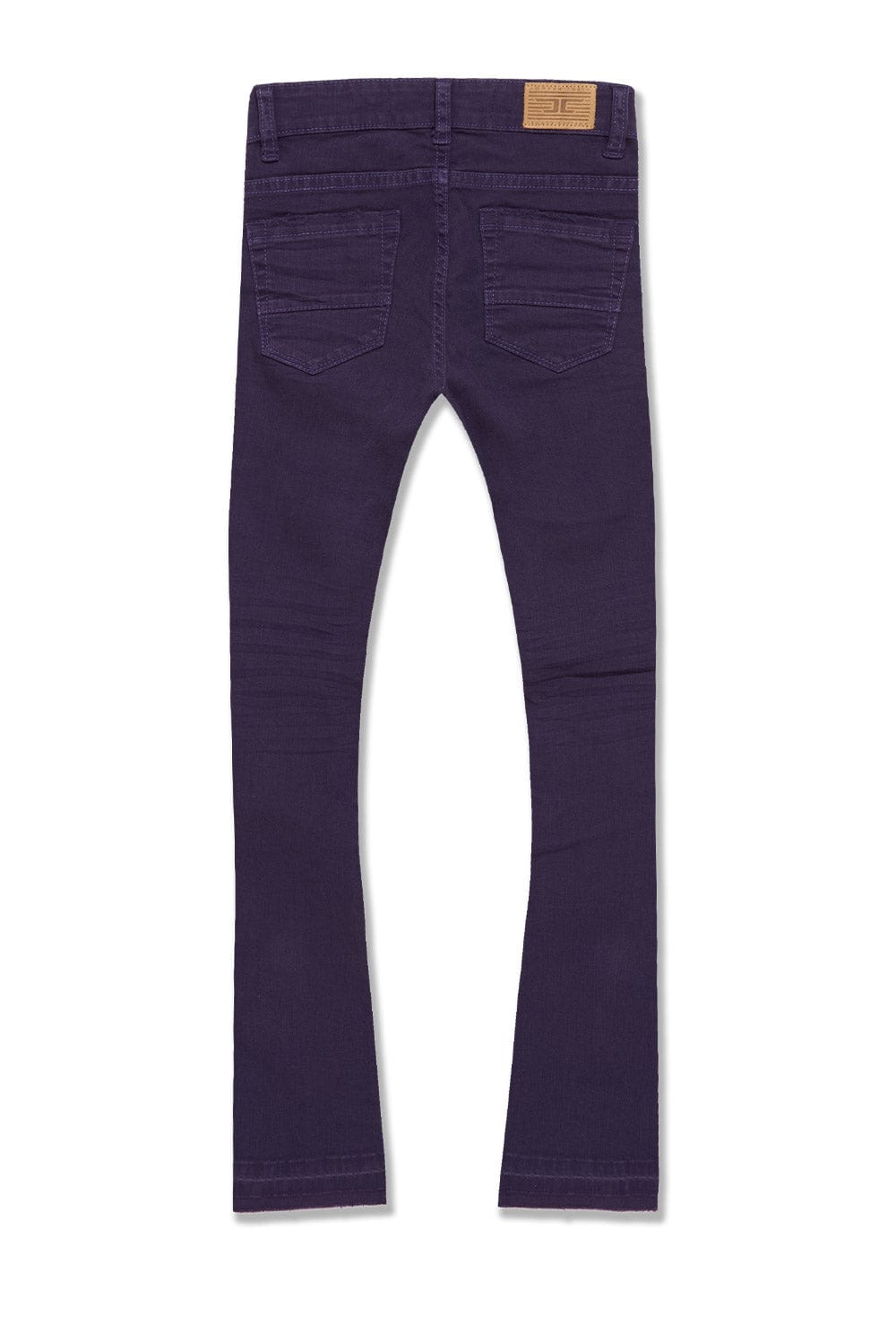 JC Kids Kids Stacked Tribeca Twill Pants (Purple)