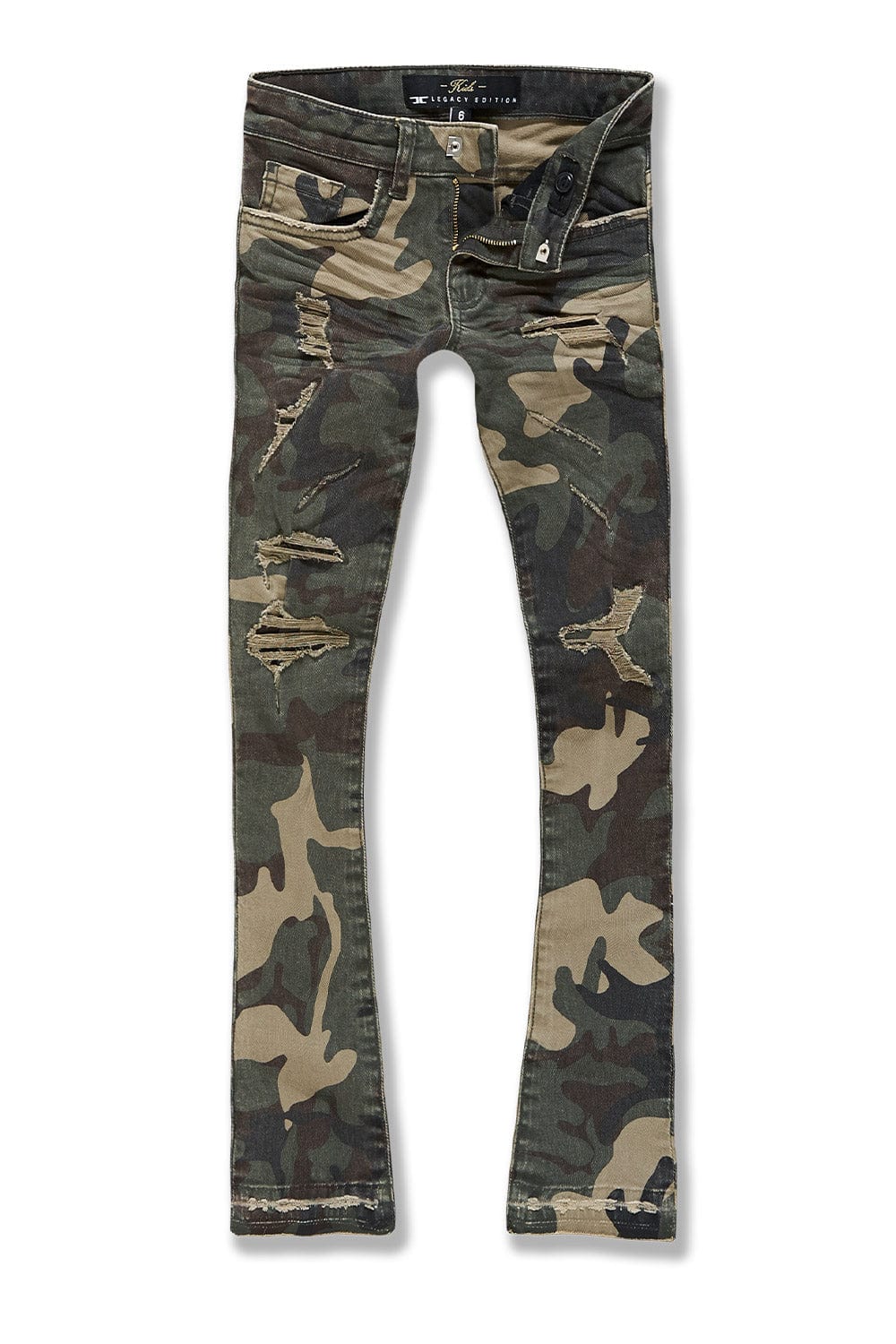 BB Kids Stacked Tribeca Twill Pants (Woodland) 2 / Woodland