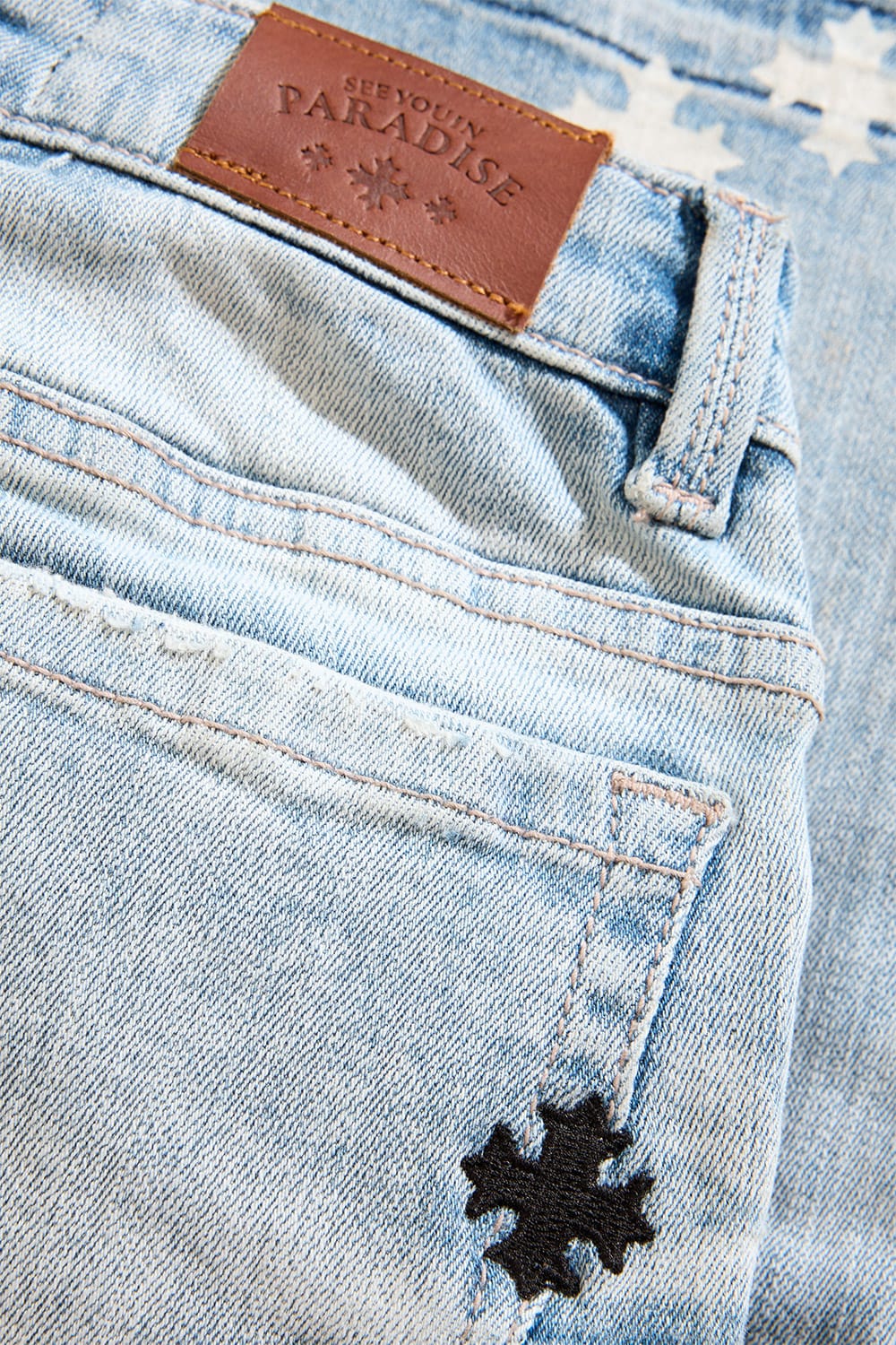 JC Kids Kids Super Skinny Stacked Forbidden Fruit Denim