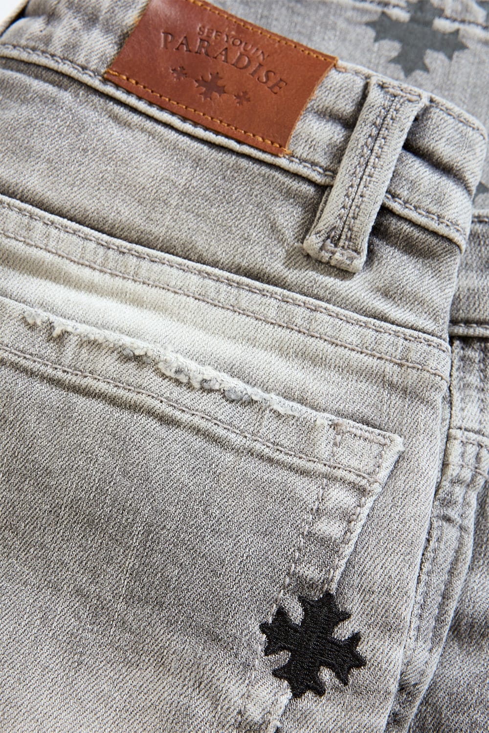JC Kids Kids Super Skinny Stacked Forbidden Fruit Denim