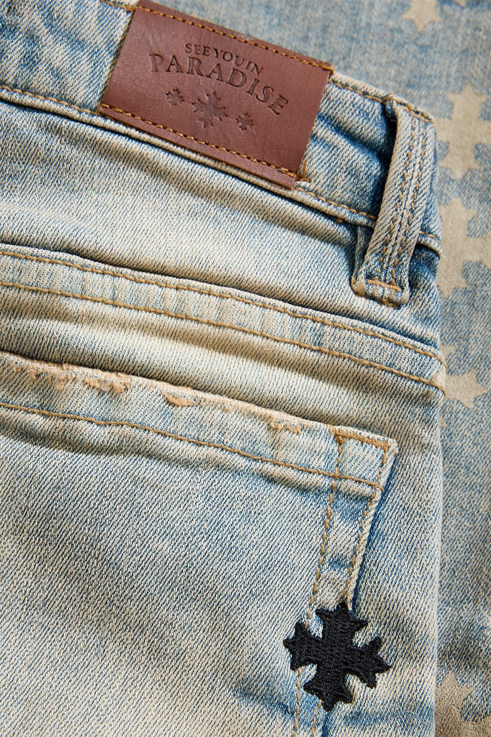JC Kids Kids Super Skinny Stacked Forbidden Fruit Denim