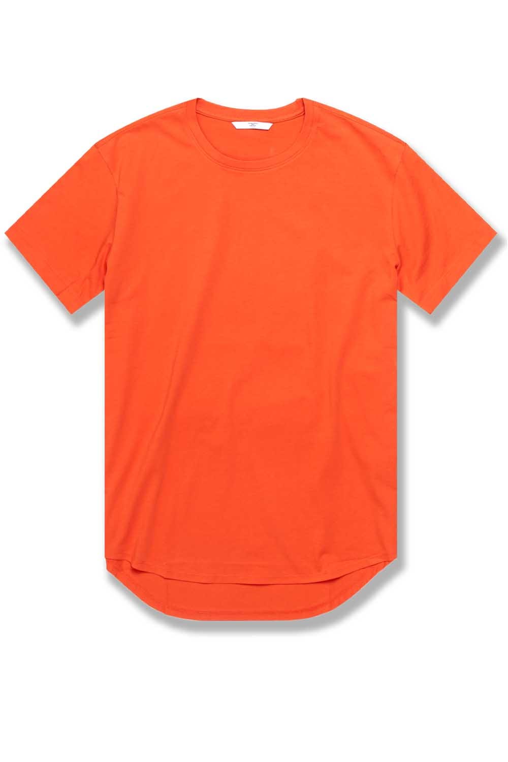 JC Big Men Big Men's Scallop T-Shirts (Big Red) Big Red / 4XL