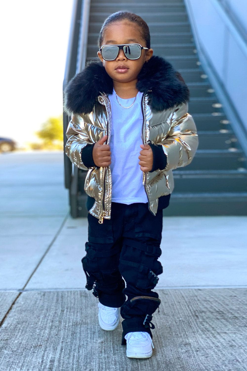 JC Kids Kids Flatbush Bomber Jacket