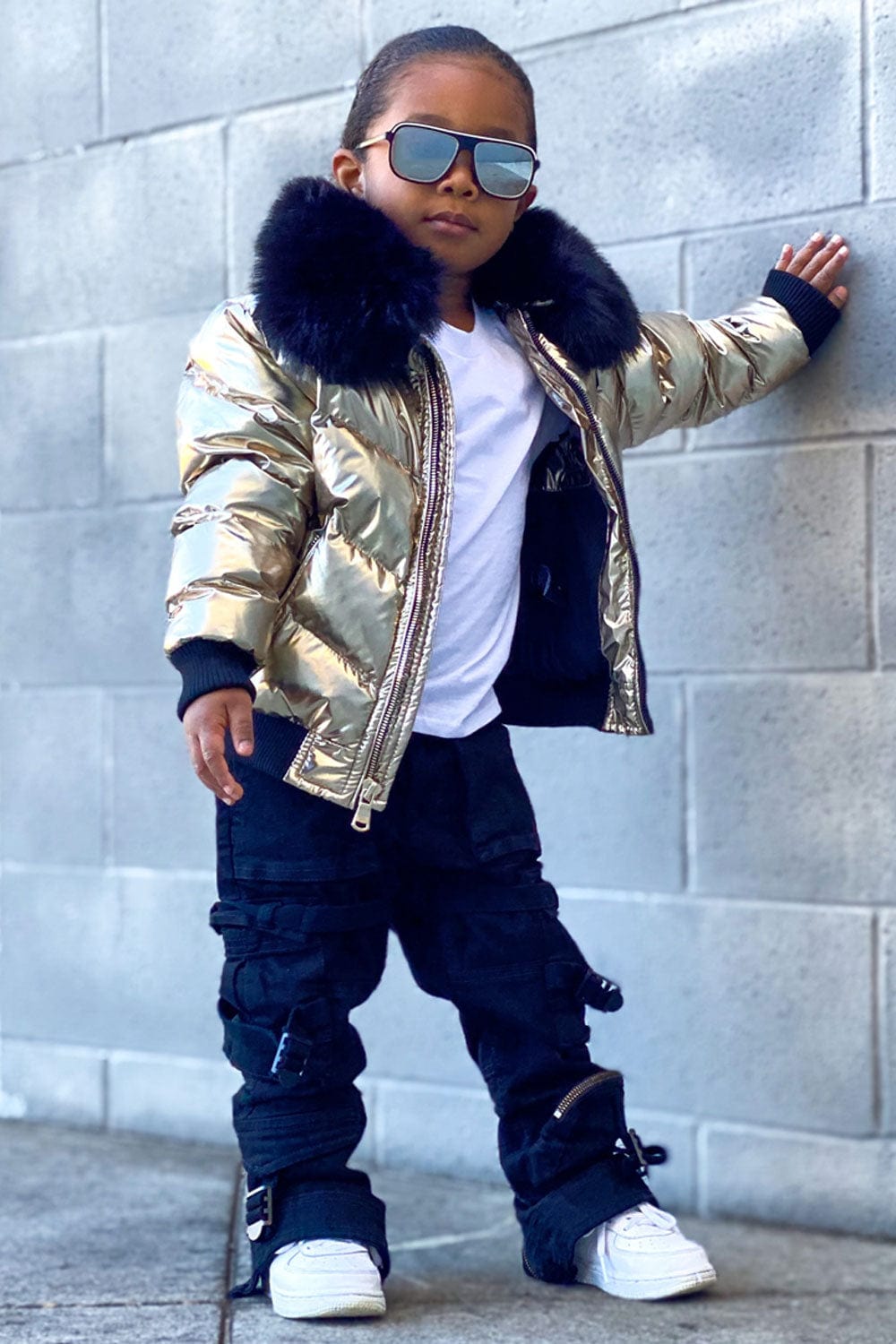 JC Kids Kids Flatbush Bomber Jacket