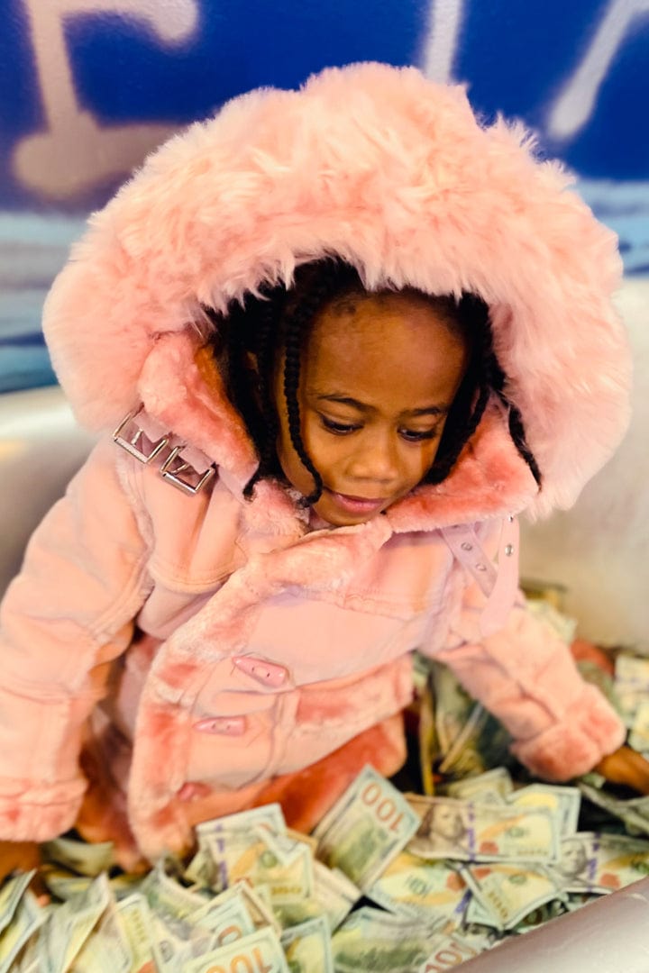 JC Kids Kids Denali Shearling Jacket (Pink)