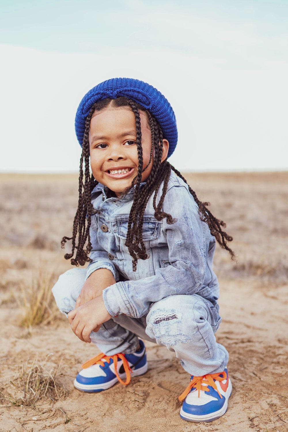 JC Kids Kids Bayside Denim Trucker Jacket (Sky Blue)