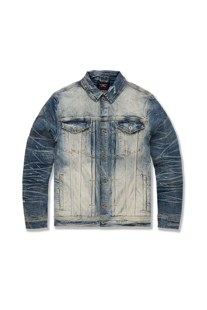 JC Big Men Big Men's Hamilton Denim Trucker Jacket (Name Your Price) Lager / 4XL