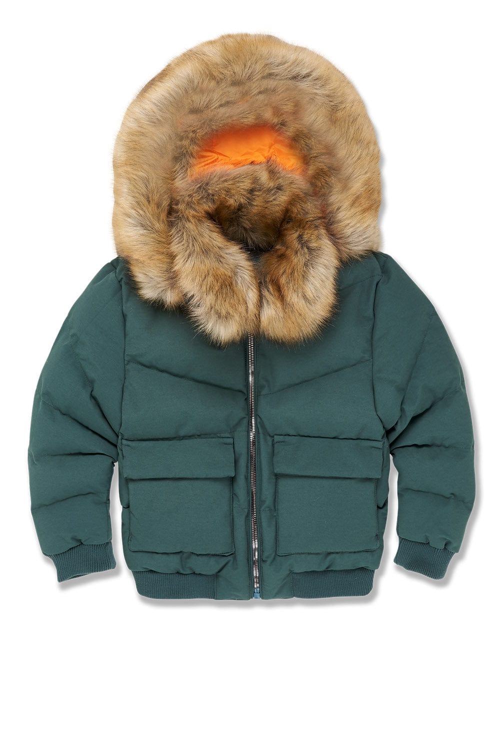 JC Kids Kids Hollis Bomber Jacket (Army Green) 2 / Army Green