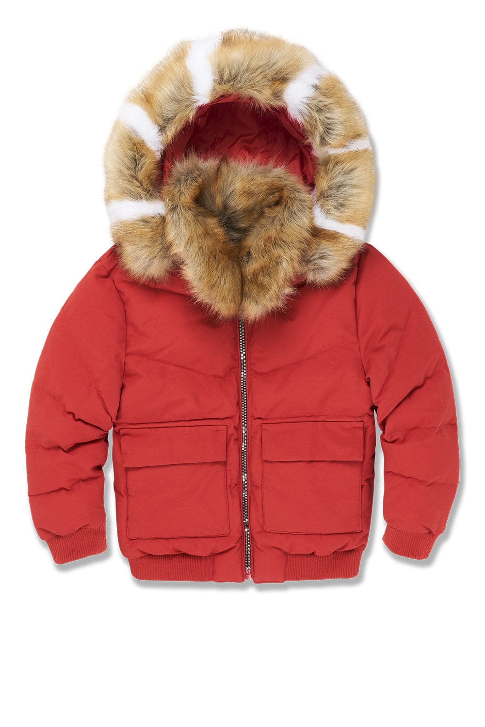 Kids Hollis Bomber Jacket Red