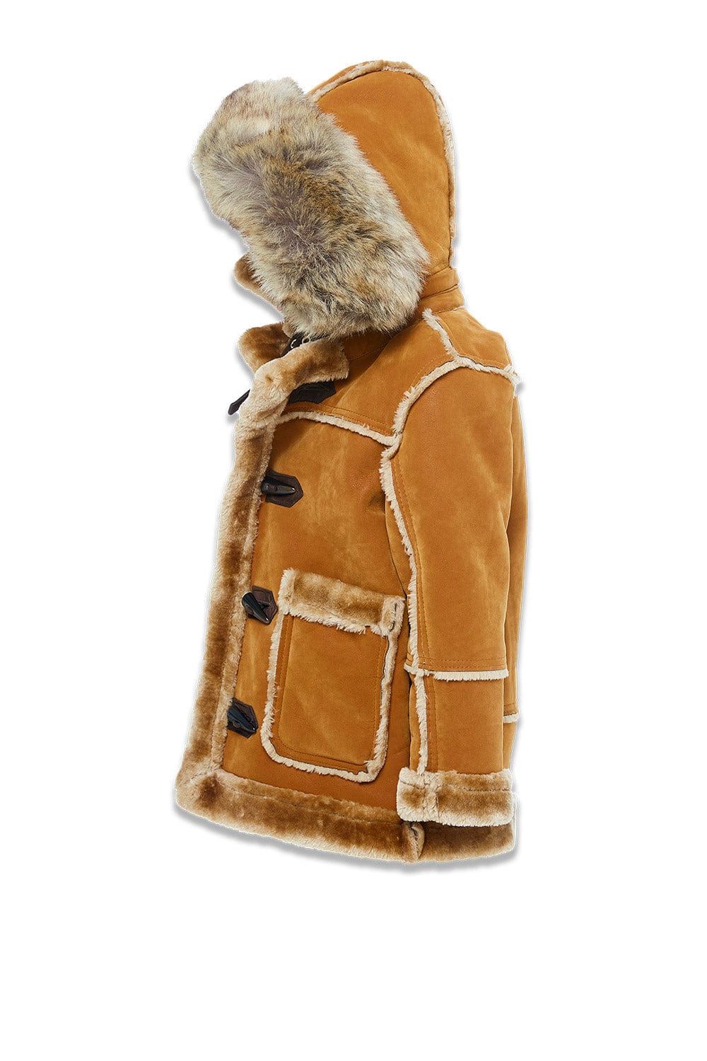 JC Kids Kids Denali Shearling Jacket (Cognac)